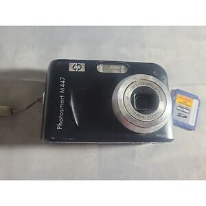HP Photosmart M447 - 5MP, 3x Zoom + 512MB Card! Damage To‎ Screen